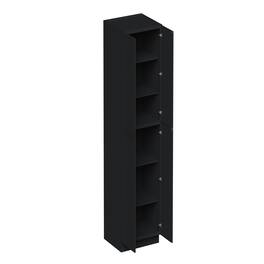 Boyel Living - 30-in W x 96-in H x 27-in D Shaker RTA Kitchen Pantry Tall Cabinet with Soft-Close - Black