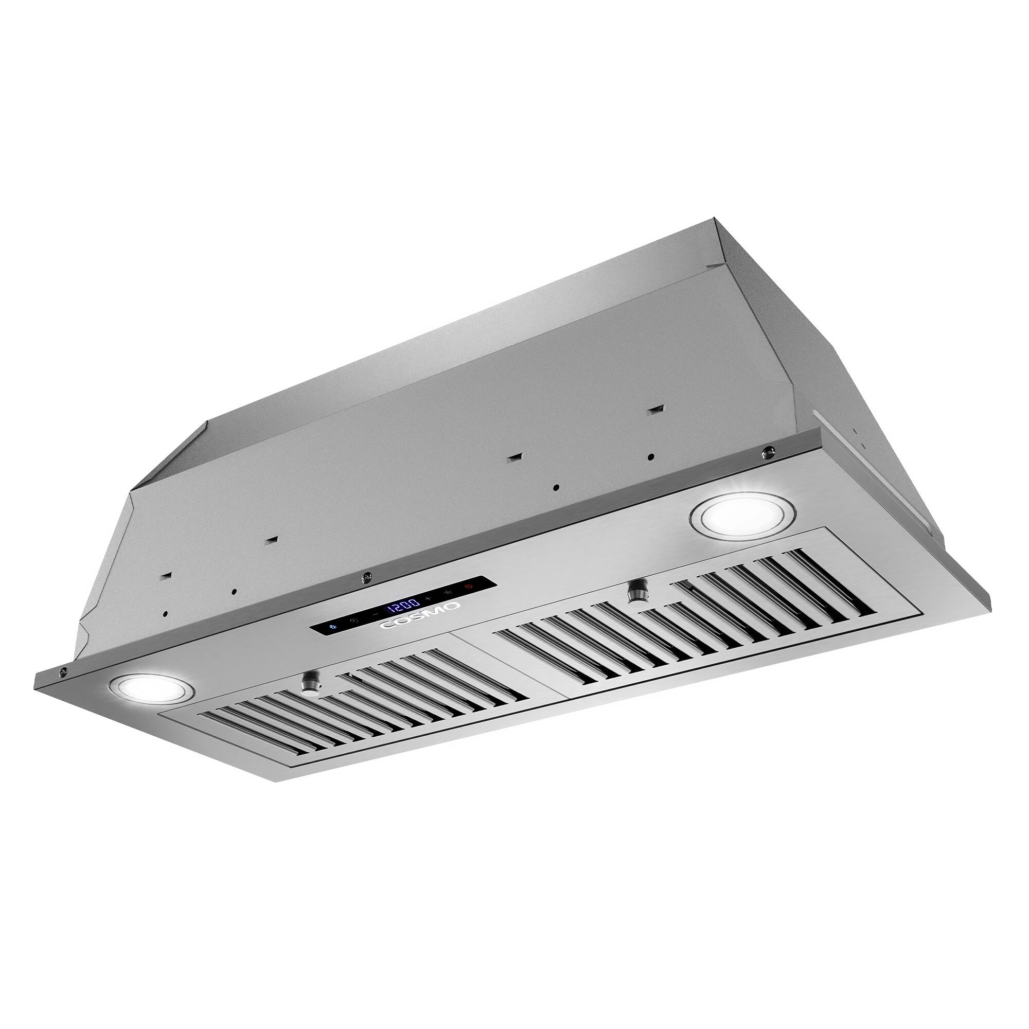 COSMO 30 inches Convertible Range Hood Insert Stainless Steel COS