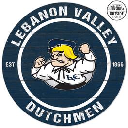 Jardine - Lebanon Valley College 20'' x 20'' Indoor/Outdoor Team Color Circle Sign - Navy