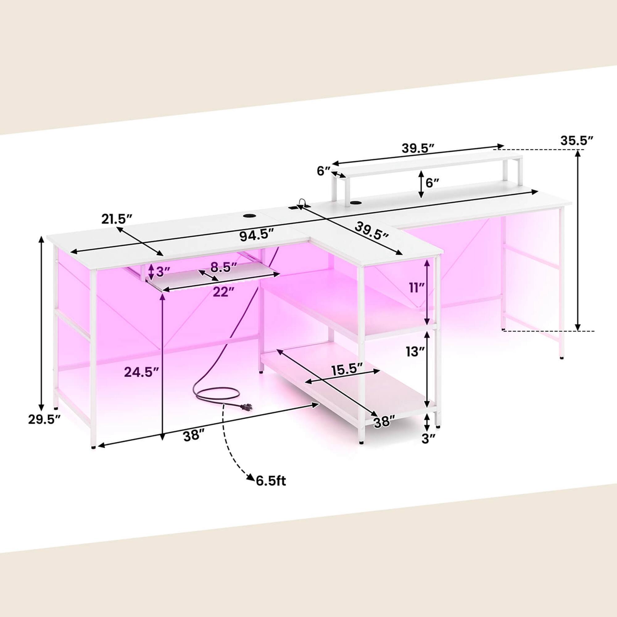 39.5", 35.5", 6", 6", 21.5", 3", 94.5", 8.5", 22", 39.5", 11", 24.5", 15.5", 13", 29.5", 38", 38", 3", 6.5ft
