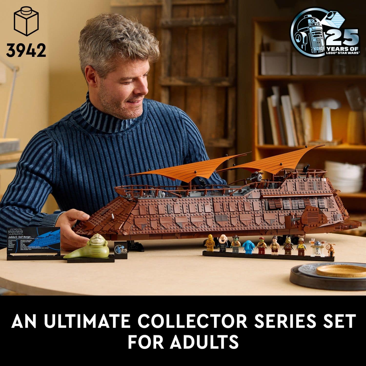 "3942 CI 25 Years of LEGO Star Wars 50th Anniversary Ultimate Collector Series Set for Adults."