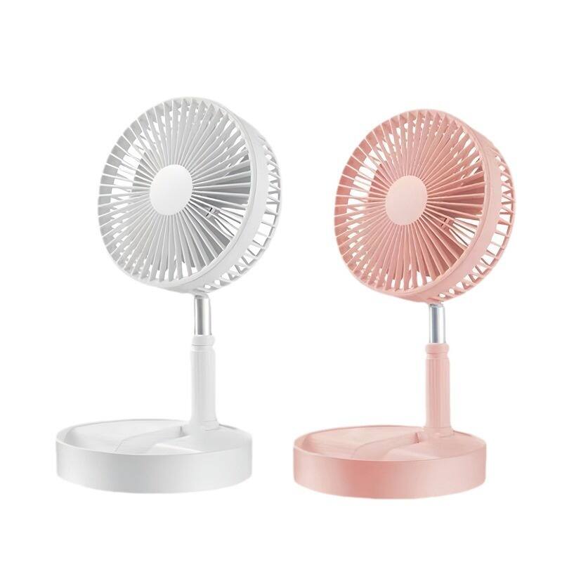 Alt View 2. Cluzine - Telescopic Foldable Pedestal Stand Fan Adjustable Height High Speed Cooling Portable for Indoor Outdoor Use.