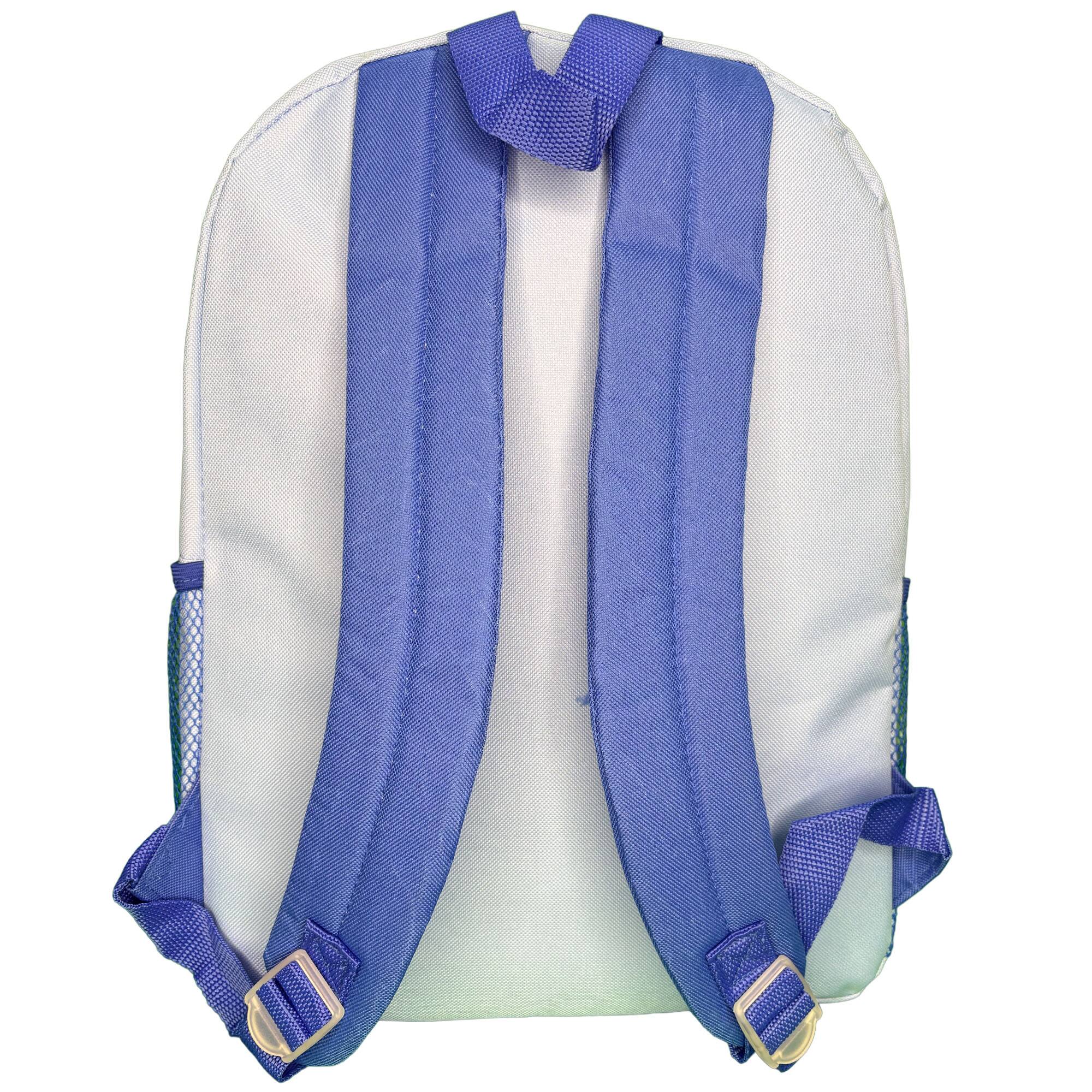 Alt View 3. Care Bears - Bluey and Bingo Nylon Blue Kids 16" School Backpack for Girls and Boys ages 3+ - Assorted Pre-Pack.