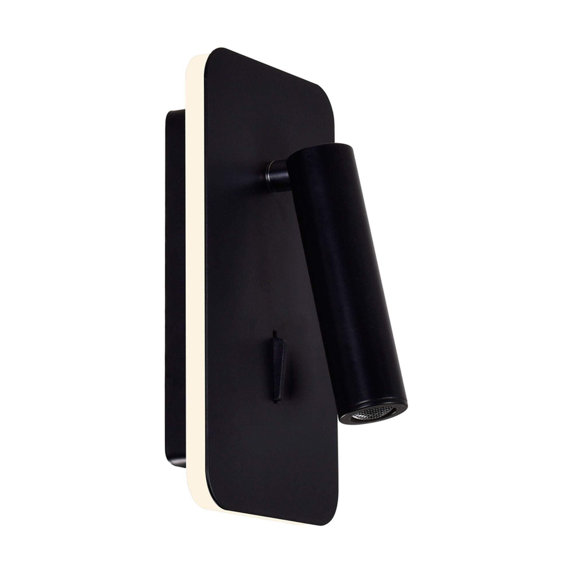 Back. CWI Lighting - Private I LED Sconce With Matte Black Finish - Matte Black.