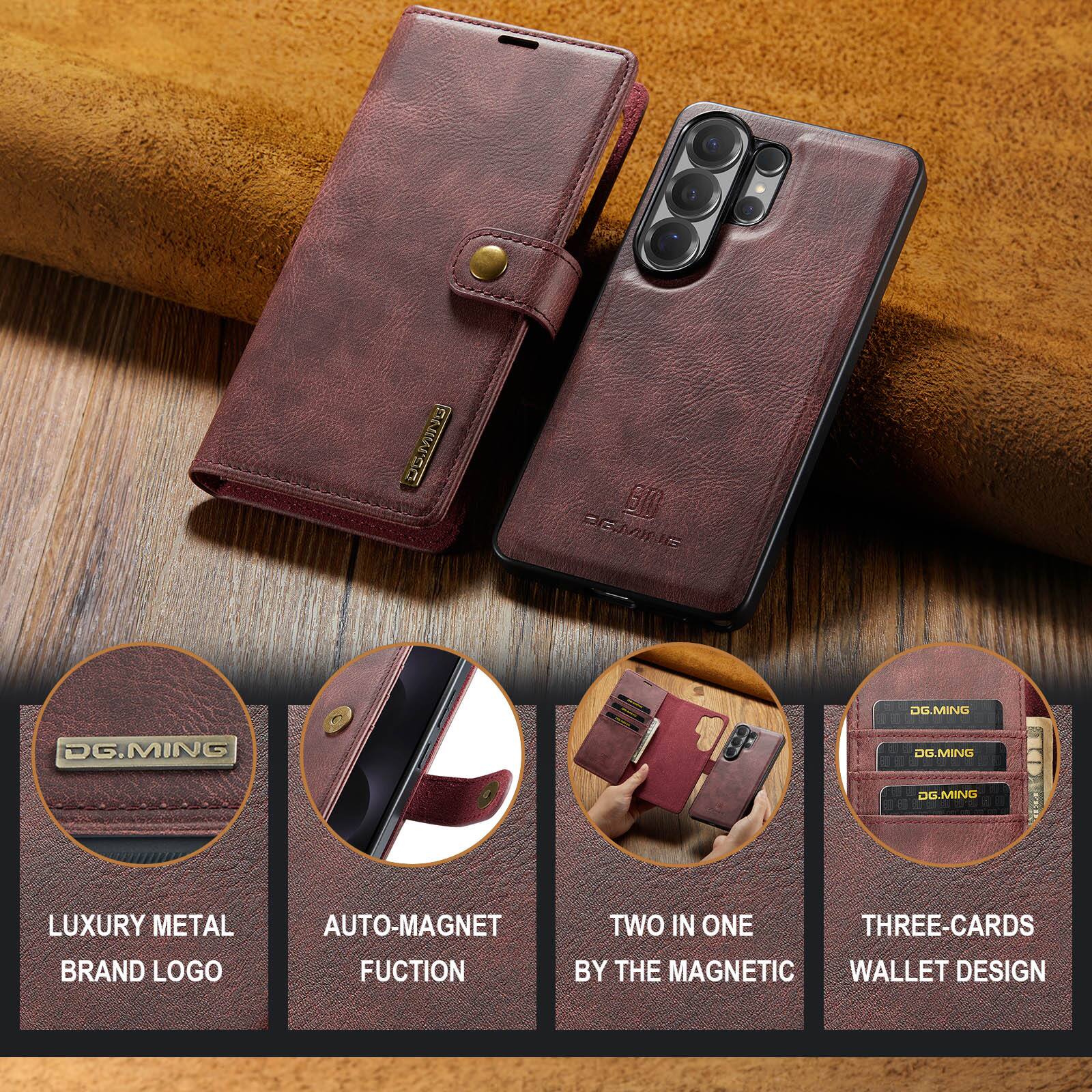DG.MING II! DG.MING Ota DG.MING DG DG.MING O FEE LUXURY METAL BRAND LOGO AUTO-MAGNET FUNCTION TWO IN ONE THREE-CARDS BY THE MAGNETIC WALLET DESIGN