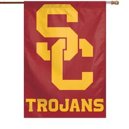 WinCraft - USC Trojans 28" x 40" Big Logo House Flag - Multicolor
