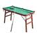 Front. VEVOR - Folding Pool Table, 4.5 ft Portable Billiards Tables, Foldable Space-Saving Entertainment Game Set Includes Ball, Cue - Brown + Green.