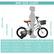 BIKE SIZE CHART
Rider Height | Saddle Height | Handlebar Height | Total Length | Wheel Size
--- | --- | --- | --- | ---
37.4"-43.3" | 18.1"-22" | 24.8"-27.2" | 39" | 14"
41.3"-47.2" | 19.3"-23.2" | 25.6"-28" | 43.3" | 16"
45.3"-51.2" | 20.5"-24.4" | 26.4"-28.7" | 47.6" | 18"