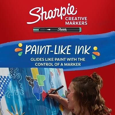 Sharpie Creative Markers

Paint-Like Ink
Glides like paint with the control of a marker
