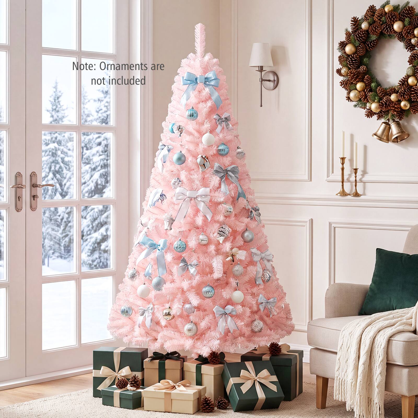 Note: Ornaments are not included