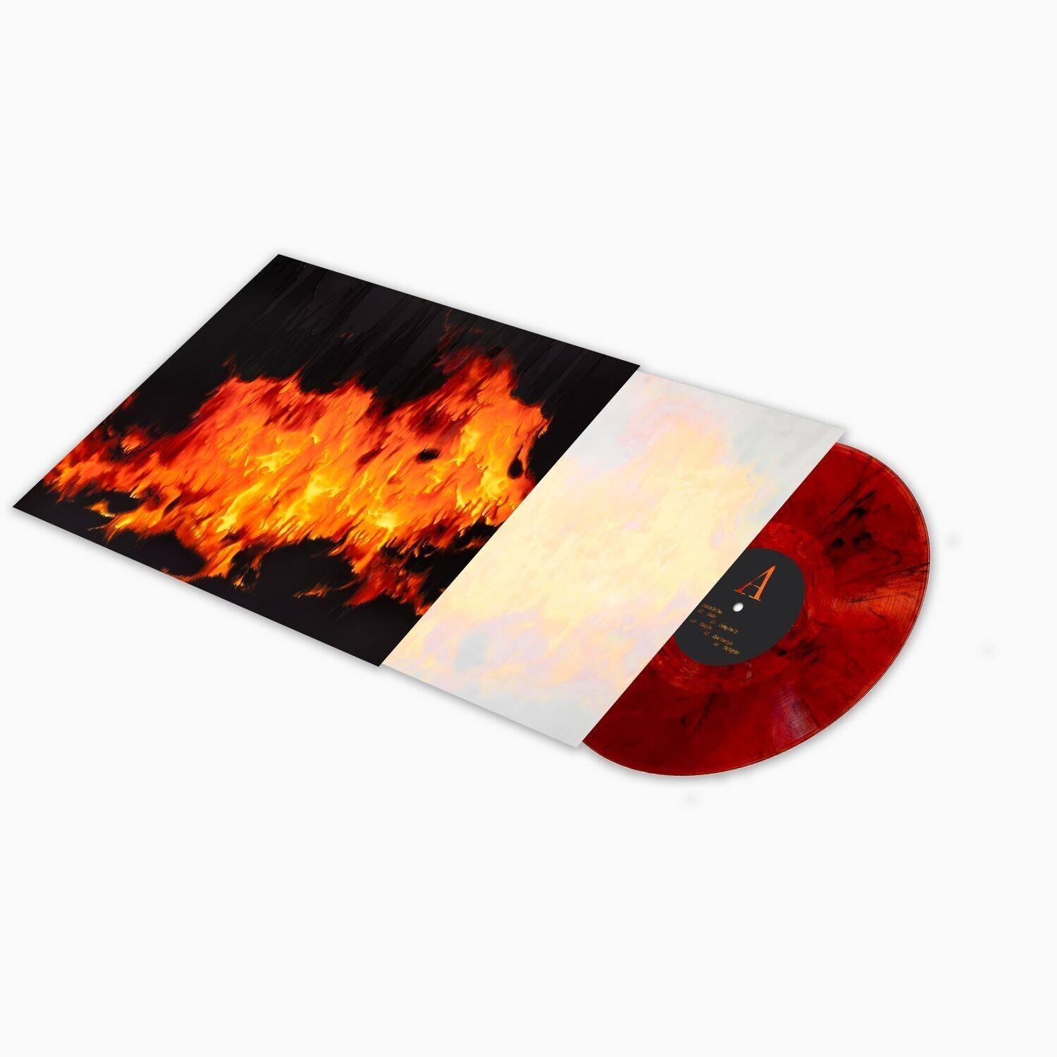 Alt View 1. Beacon - How Drie a Cinder - Magma Red   - VINYL LP.