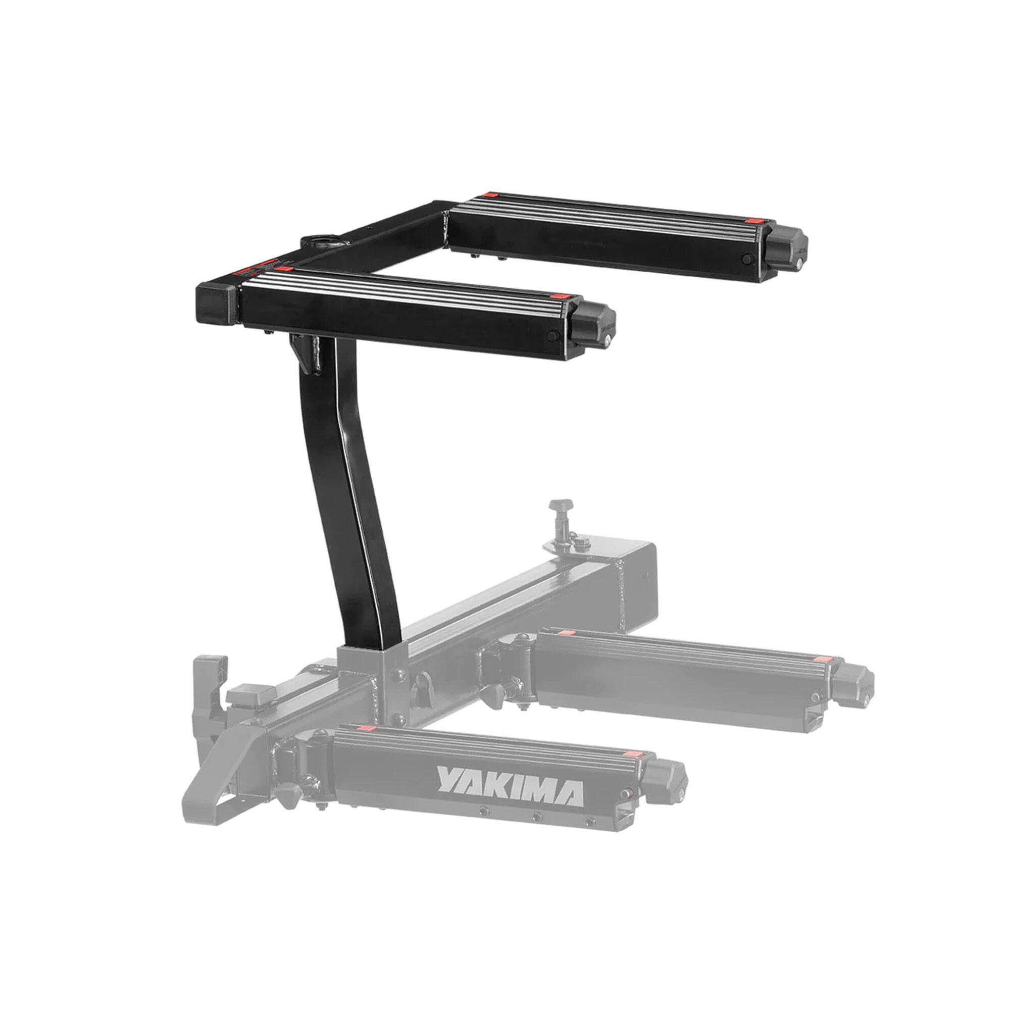 Alt View 7. Yakima - Yakima EXO TopShelf Second Level Hitch Base Rack Storage System with 2 SKS Locks - Black.