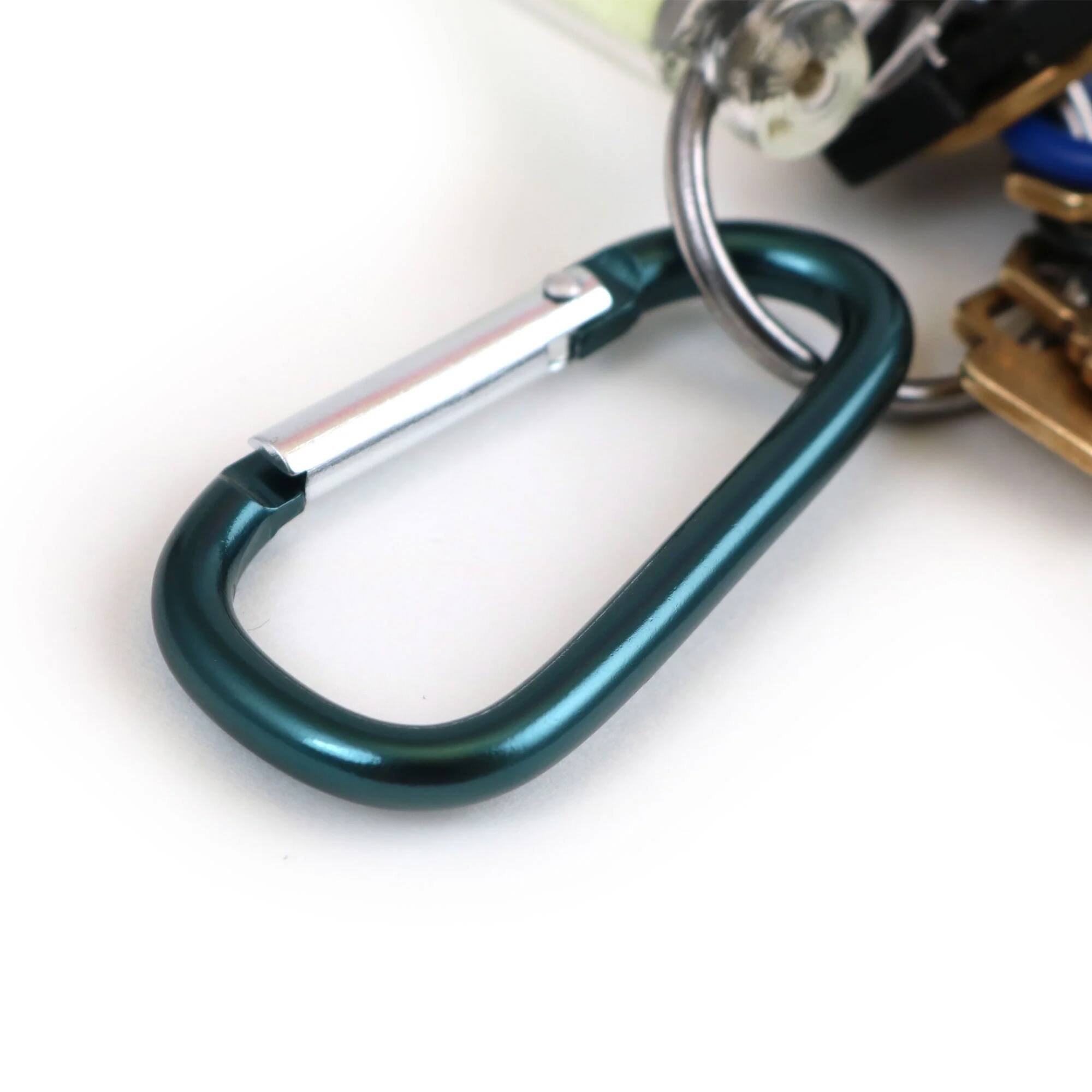 Alt View 1. Coghlan’s - Coghlan's 6mm Mini Carabiner 2-Pack - Green.