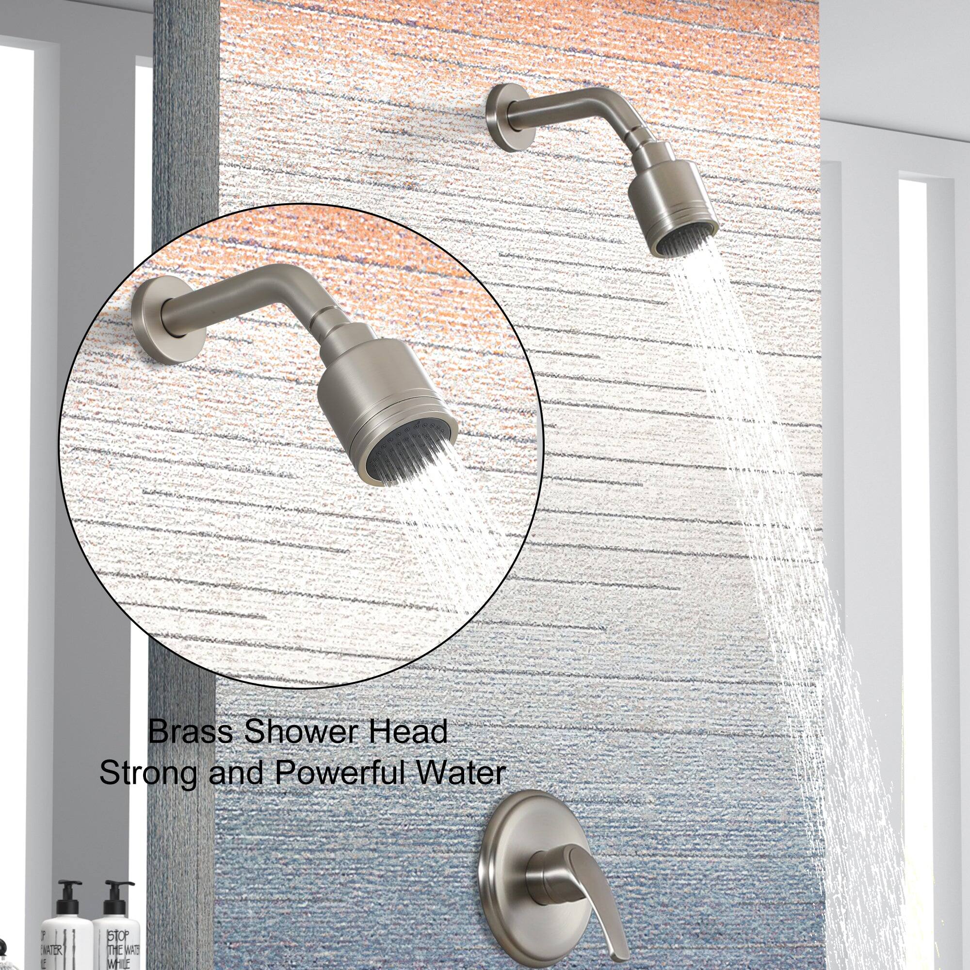 Brass Shower Head Strong and Powerful Water - 1 NATE E 510 THE A WEE
