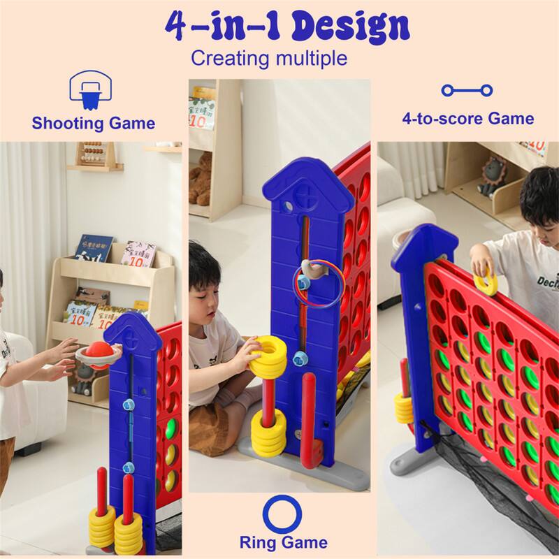 4-in-1 Design  
Creating multiple  
Shooting Game  
4-to-score Game  
Ring Game