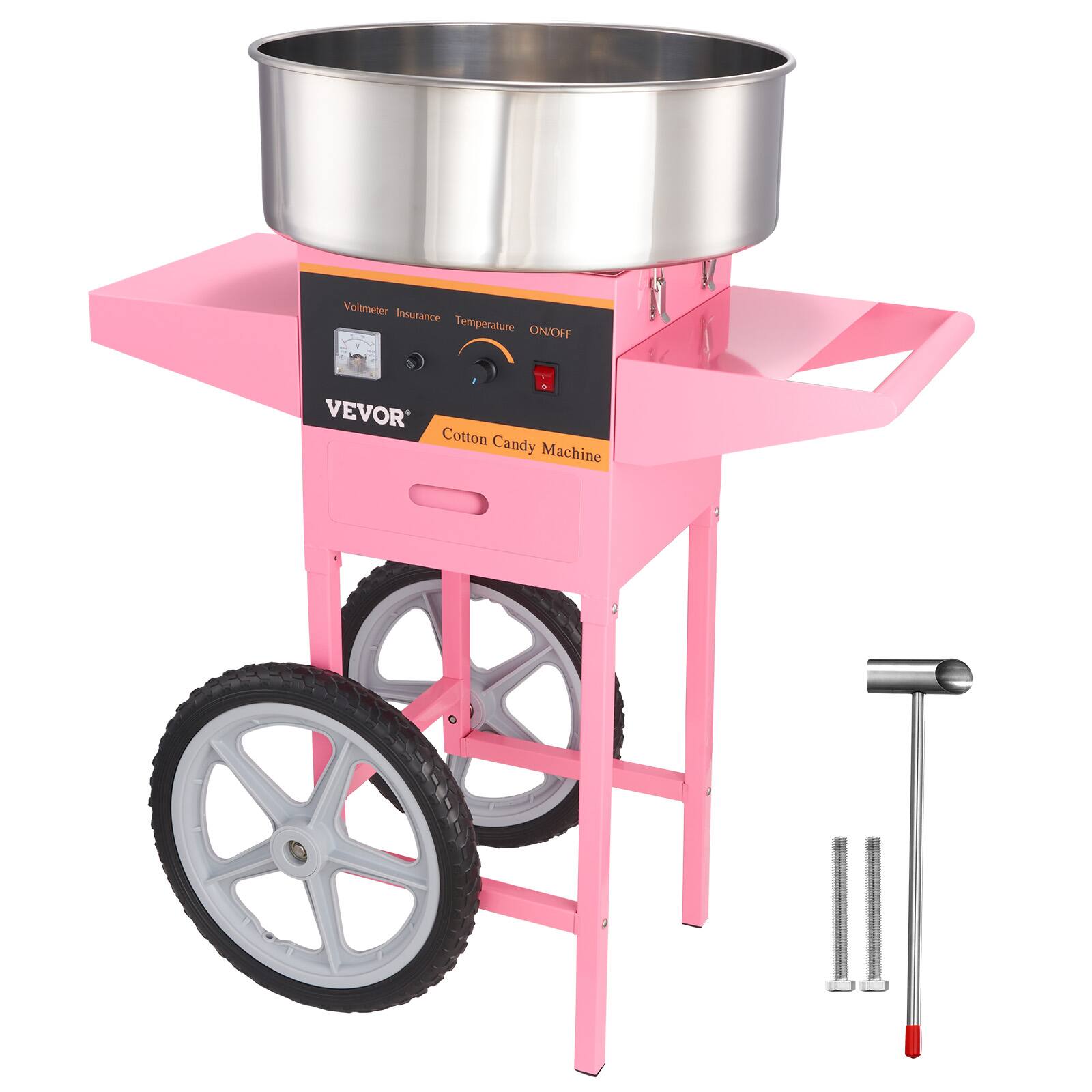 Voltmeter Insurance Temperature ON/OFF  
VEVOR  
Cotton Candy Machine