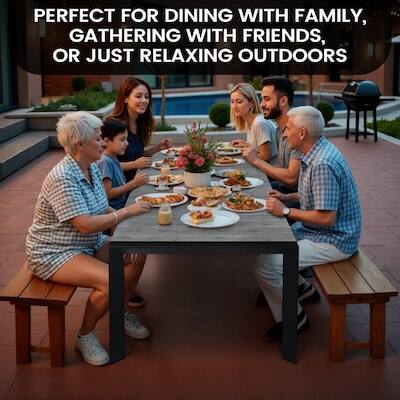 Perfect for dining with family, gathering with friends, or just relaxing outdoors