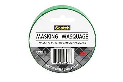 Scotch  
MASKING | MASQUAGE  
MASKING TAPE • RUBAN DE MASQUAGE  
3437-962-E53  
3M  
0.94 IN/PO X 20 YD/18.2 M (24 mm x 18.2 m)  
51141 96459