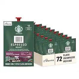 Starbucks - Coffee Flavia Freshpacks, Espresso Roast, 72/Carton (MDR00218)