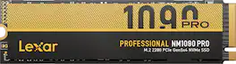 2TB Lexar Professional NM1090 PRO PCIe 5.0 NVMe M.2 2280 SSD for Laptops, Desktops, and PlayStation 5