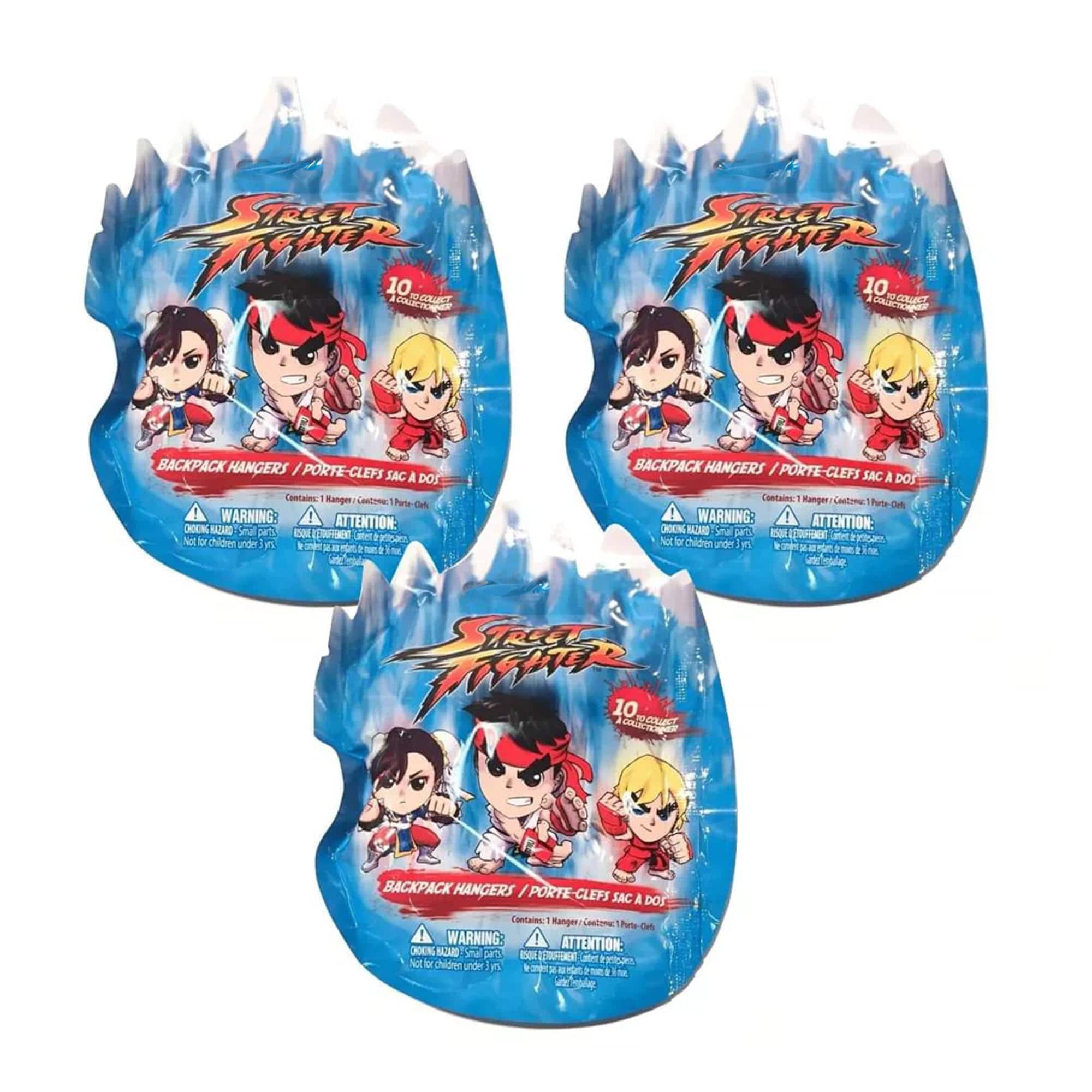 Toynk - Street Fighter Blind Bagged 2-Inch Figure Hanger Lot of 3