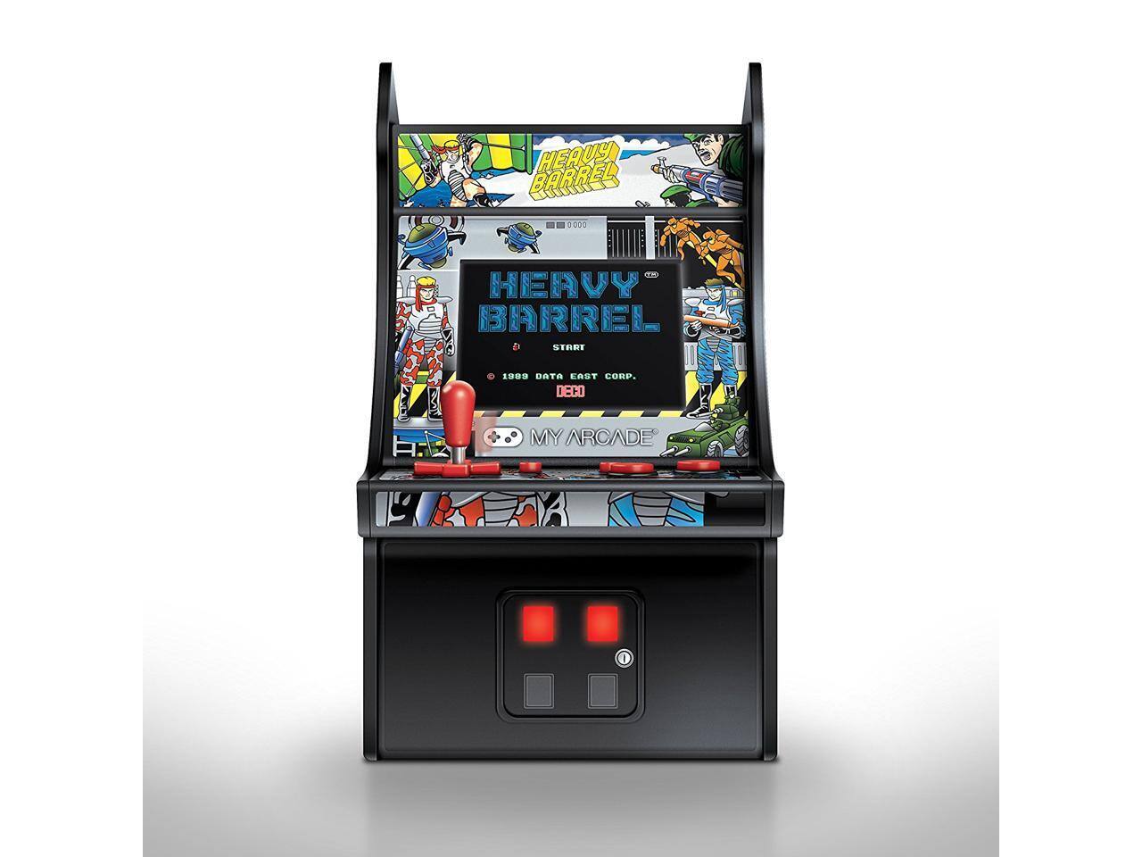 HEAVY BARREL 0000 NOL HERVY BARREL D STRET 3 . 1909 DATA EAST CORP. E01 MY ARCADE