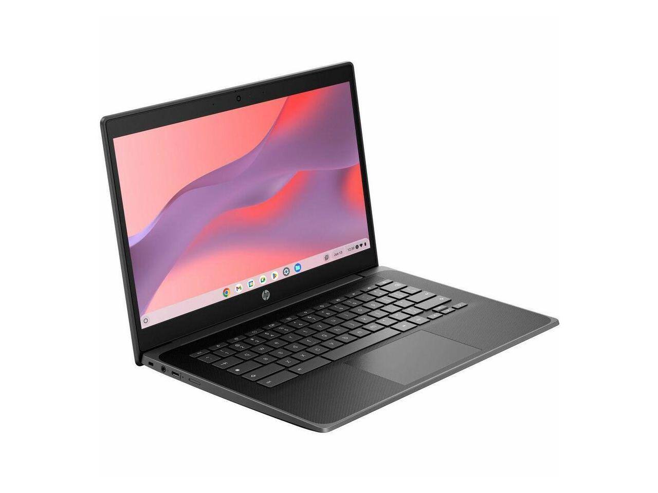 Alt View 7. HP - HP Fortis 14" Touchscreen Chromebook N100 8GB 64GB eMMC ChromeOS 9R3K2UTABA - Silver.