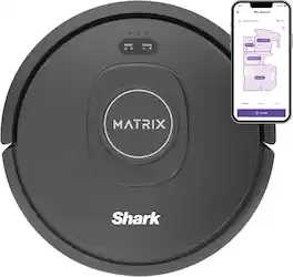 Shark - R-RV2310 Matrix Robot Vacuum, Self-Cleaning Brushroll, Precision Mapping, Carpets & Hard Floors - Refurbished Excellent - Black