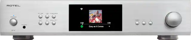ROTEL POLLEE L STREAMING POWER AMPLIFIER COAX/DP MENU PHONE 0:08 Easy as it Comes 3:30 + S14