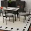 Alt View 1. Costway - Dining Chair Set of 4 with Curved Backrest Padded Seat & Metal Legs for Dining Room - Gray.
