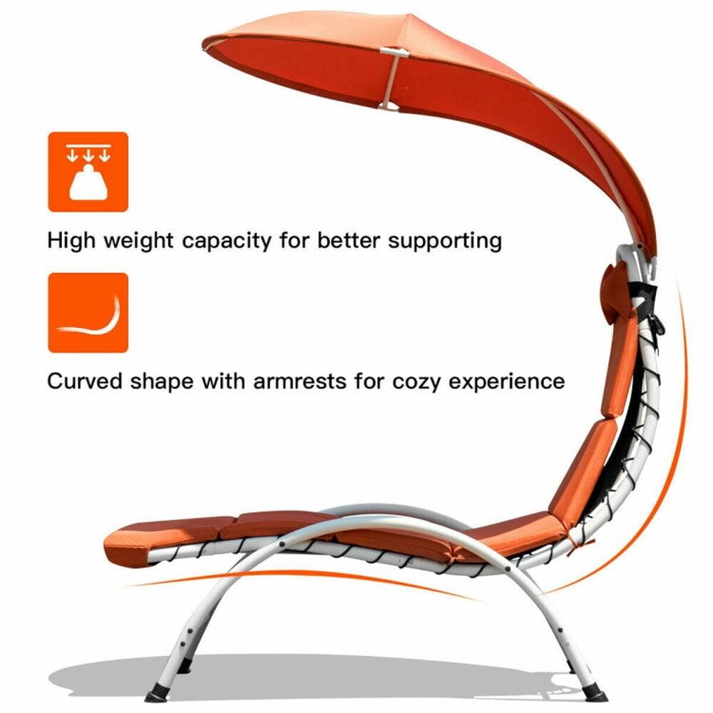 High weight capacity for better supporting  
Curved shape with armrests for cozy experience
