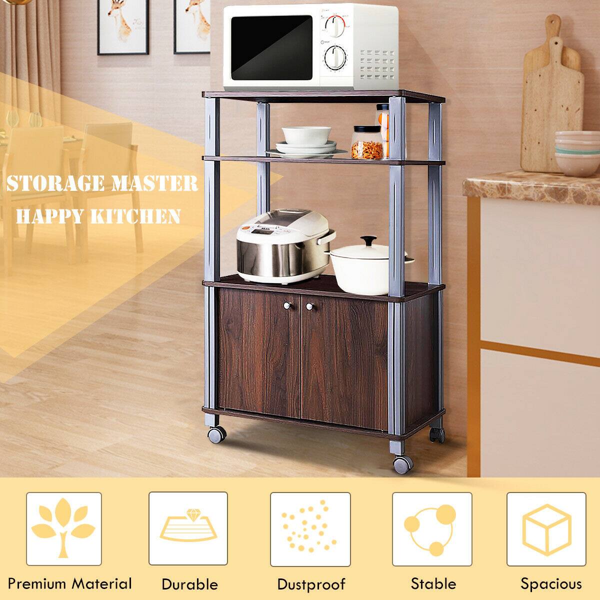 STORAGE MASTER
HAPPY KITCHEN
Premium Material
Durable
Dustproof
Stable
Spacious