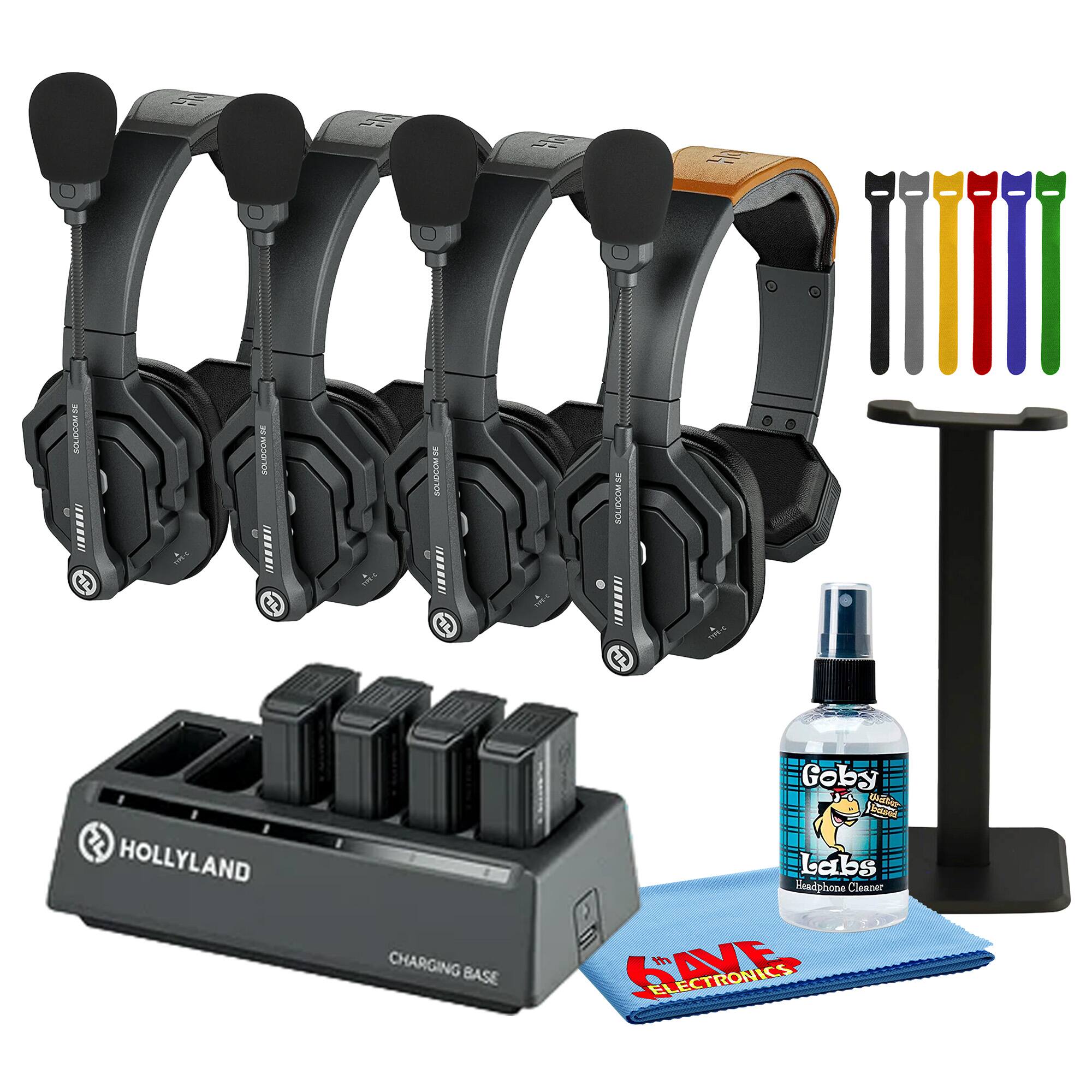 RATOSSESS I F BOLIDCOMSE + I SOLIDCOM ME e I SOLIDCOMSE I HOLLYLAND Goby 1 Gate Labs Headphone Cleaner CHARGING BASE th S ELECTRONICS