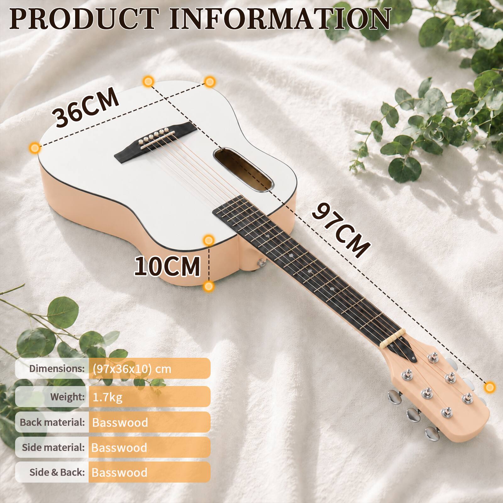 PRODUCT INFORMATION

36CM 10CM
97CM

Dimensions: (97x36x10) cm
Weight: 1.7kg
Back material: Basswood
Side material: Basswood
Side & Back: Basswood
