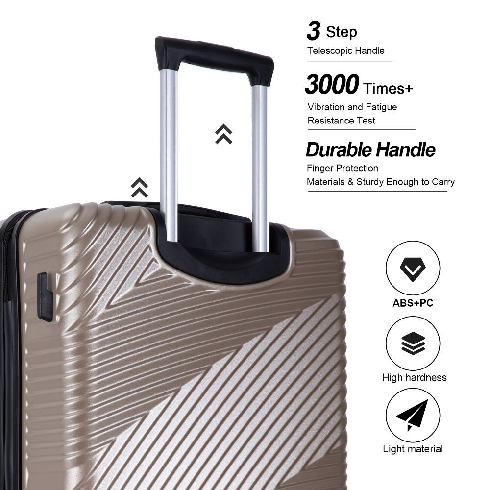 3 Step Telescopic Handle

3000 Times+ Vibration and Fatigue Resistance Test

Durable Handle
Finger Protection Materials & Sturdy Enough to Carry

ABS+PC
High hardness
Light material