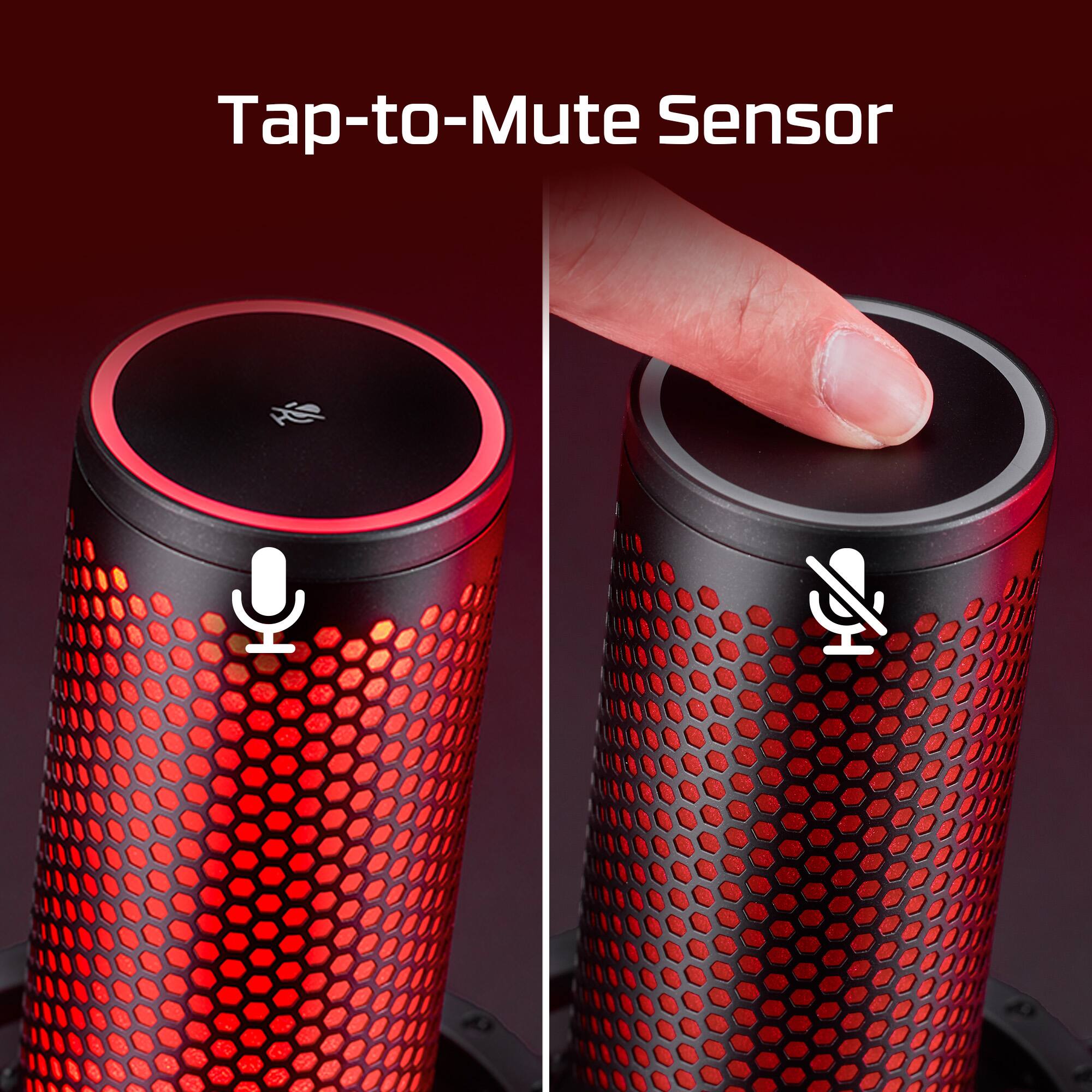 Tap-to-Mute Sensor