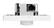 Alt View 1. Sonance - Blaze Wall-M US - Multi-Zone PoE-Powered Wall-Controller (Each) - White.