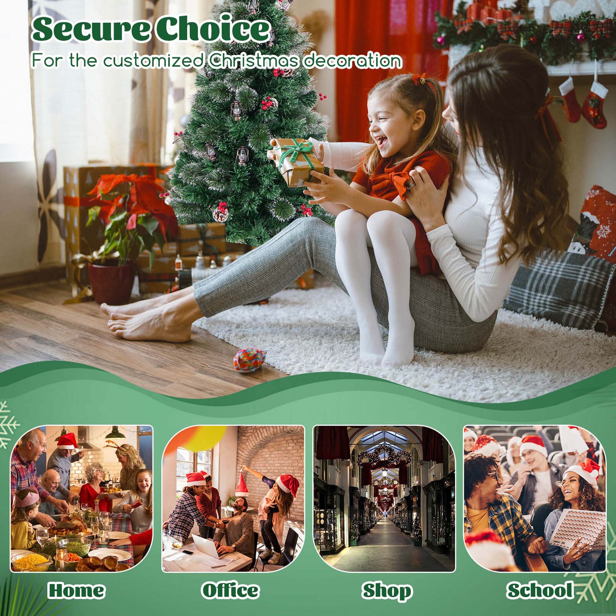 Secure Choice For the customized Christmas decoration

Home
Office
Shop
School