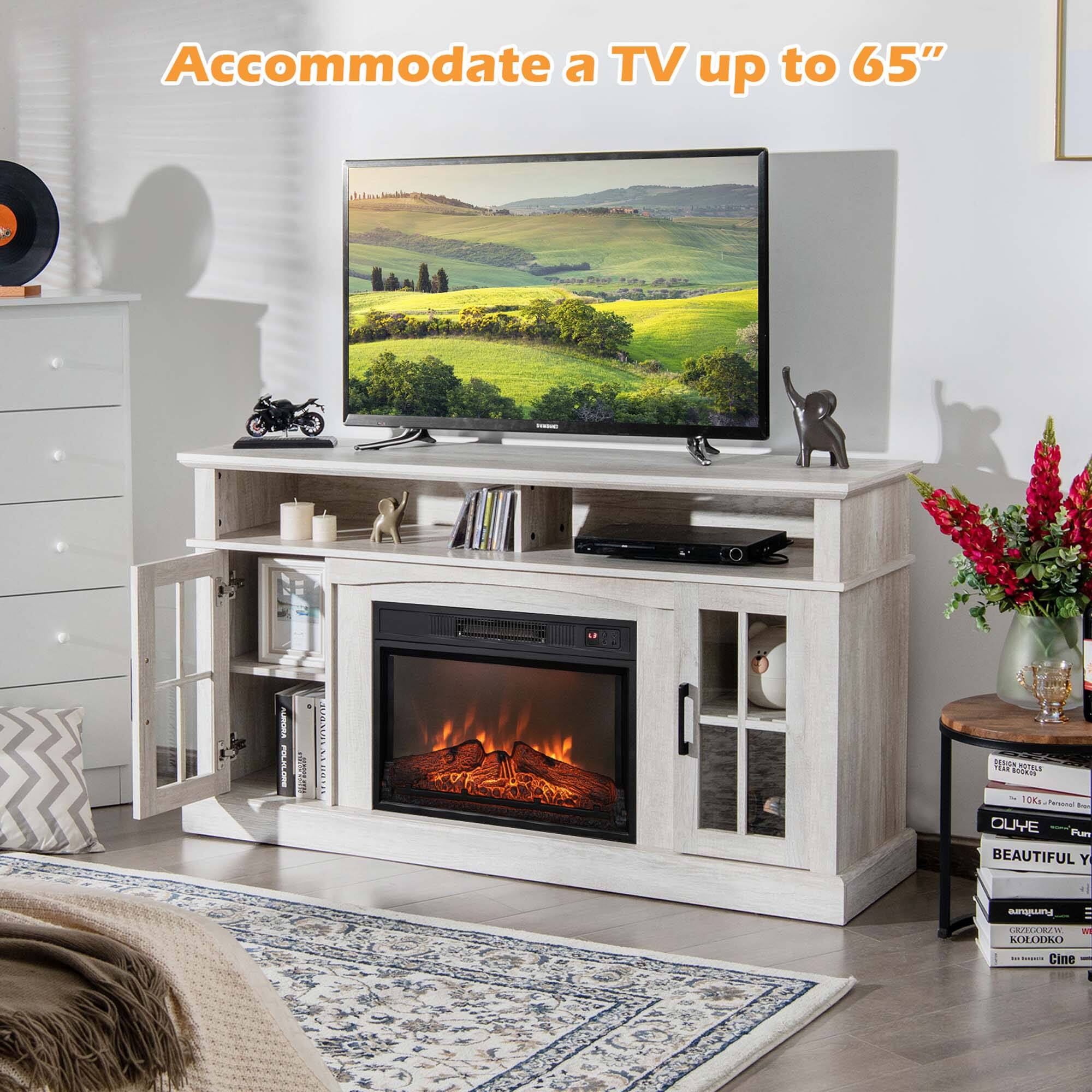 Accommodate a TV up to 65"