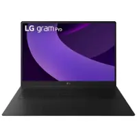 LG - gram Pro 17” Laptop - Intel Core Ultra7 255H with 32GB RAM - 2TB SSD - Obsidian Black - Front_Zoom