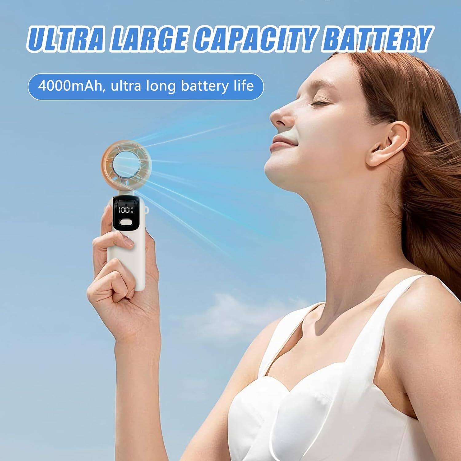 ULTRA LARGE CAPACITY BATTERY  
4000mAh, ultra long battery life