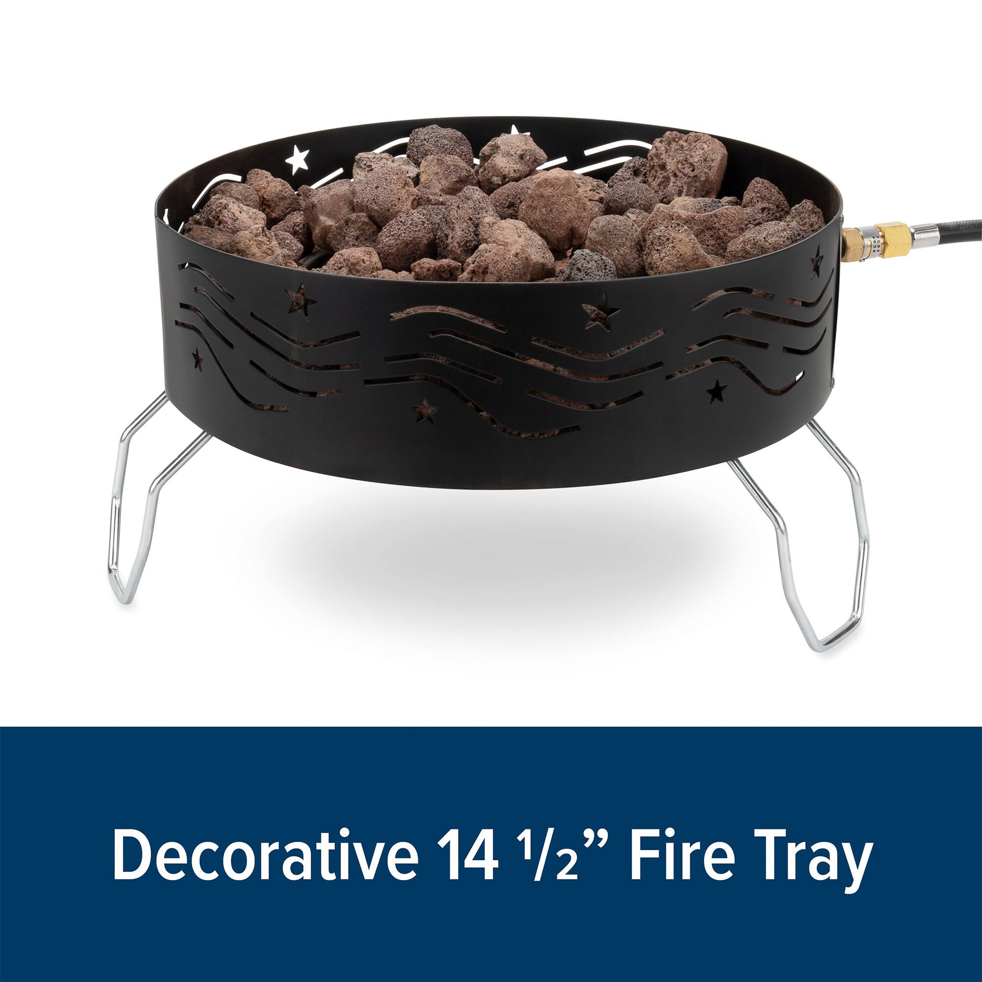 Decorative 14 1/2" Fire Tray