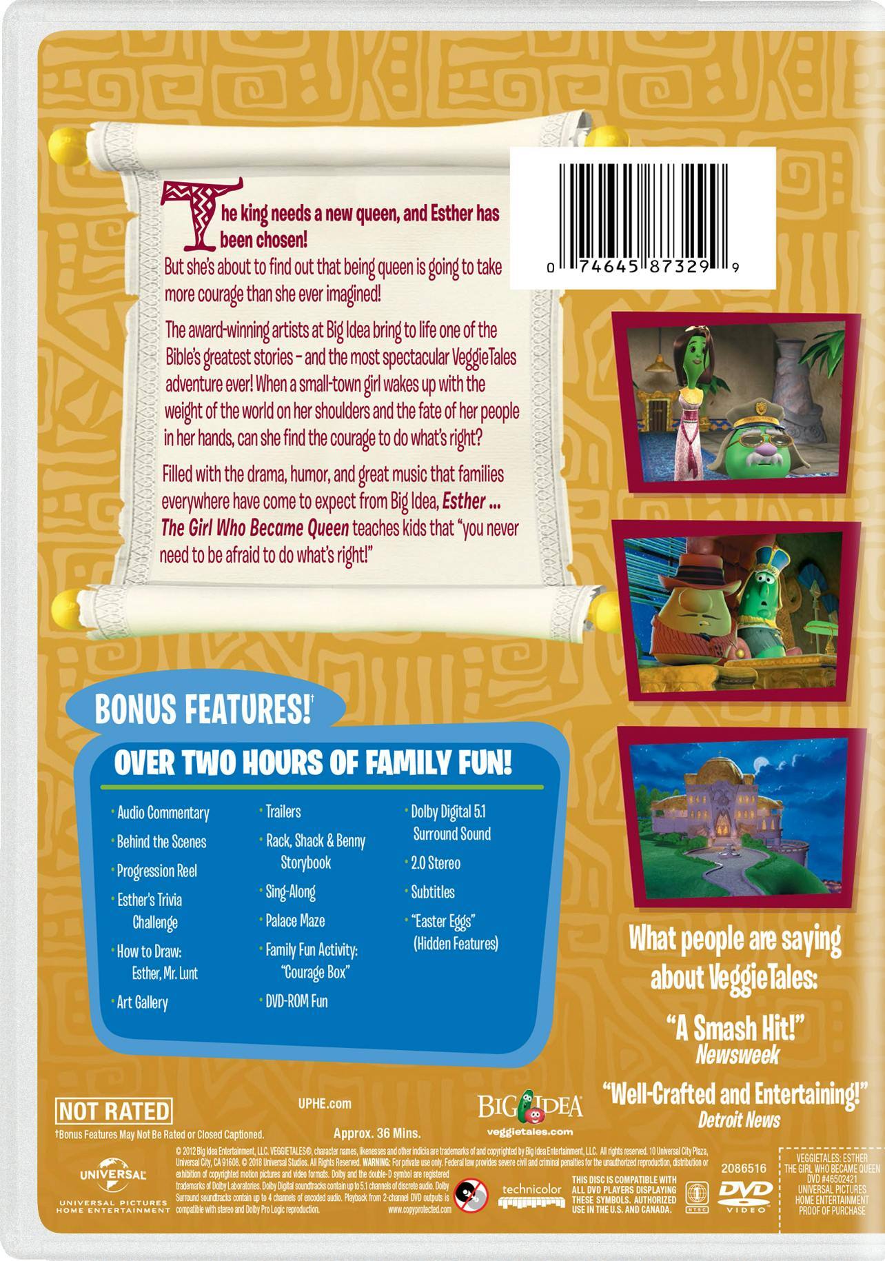 Angle. VeggieTales: Esther - The Girl Who Became Queen [DVD].