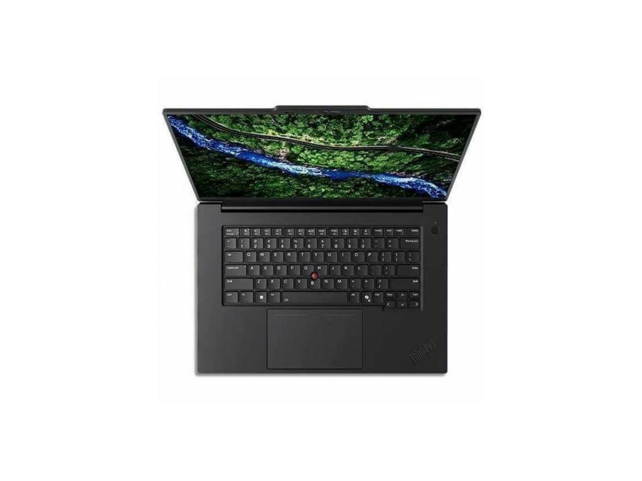 Alt View 2. Lenovo - Lenovo ThinkPad P1 Gen 8 21Q8001FUS 16" Touchscreen Mobile Workstation - 3.2K - 120 Hz - Intel Core Ultra 7 265H - vPro - Black.