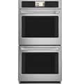 Café - 27" Smart Built-In Double Electric Convection Wall Oven with Air Fry and Precision Cooking Modes - Stainless Steel