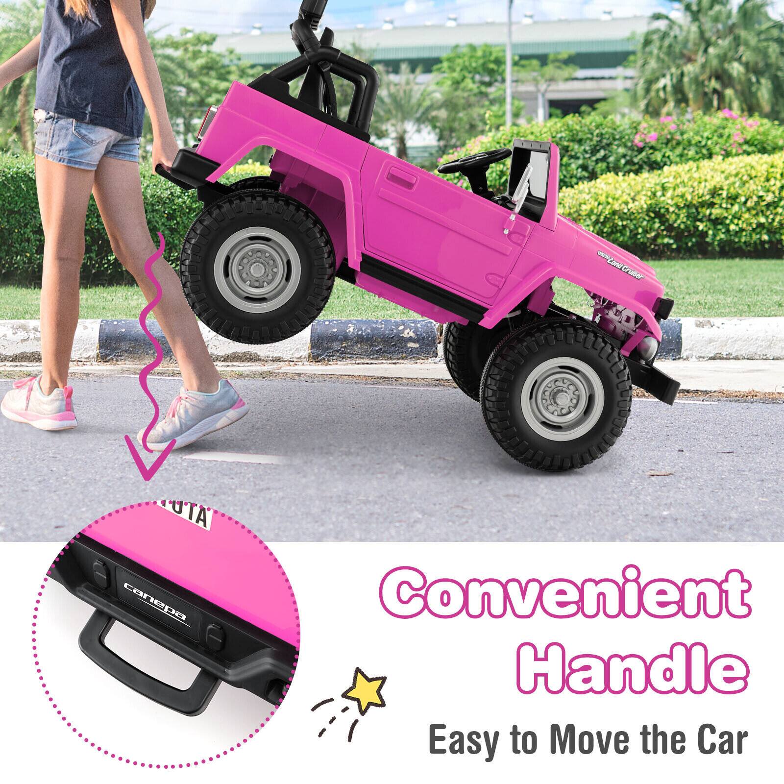 Convenient Handle  
Easy to Move the Car
