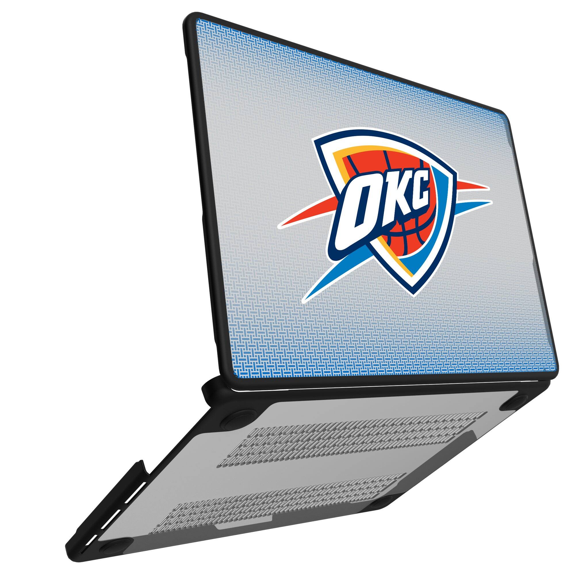 Alt View 1. Keyscaper - Oklahoma City Thunder Linen MacBook Case - Multicolor.