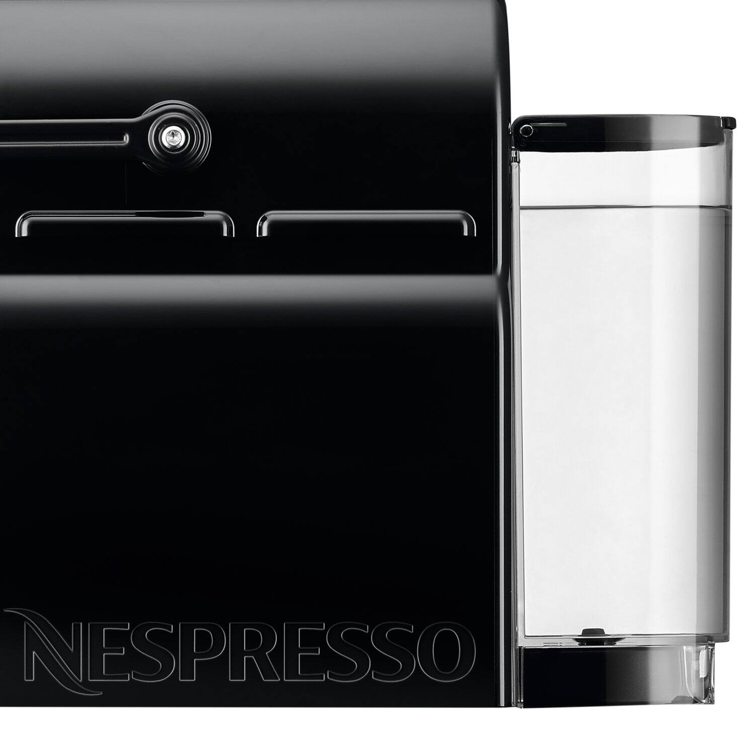 Alt View 14. Nespresso - Inissia Espresso Machine with Aeroccino Milk Frother by DeLonghi - Intense Black.