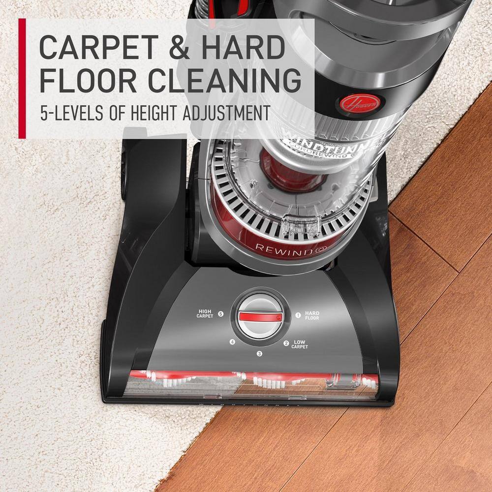 CARPET & HARD FLOOR CLEANING  
5-LEVELS OF HEIGHT ADJUSTMENT  

HIGH CARPET  
HARD FLOOR  
LOW CARPET