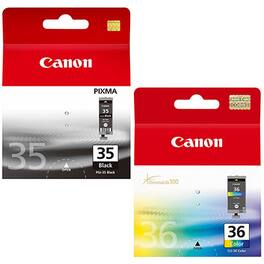 Canon - PGI-35 and CLI-36 Ink Pack Black and Tri-Color
